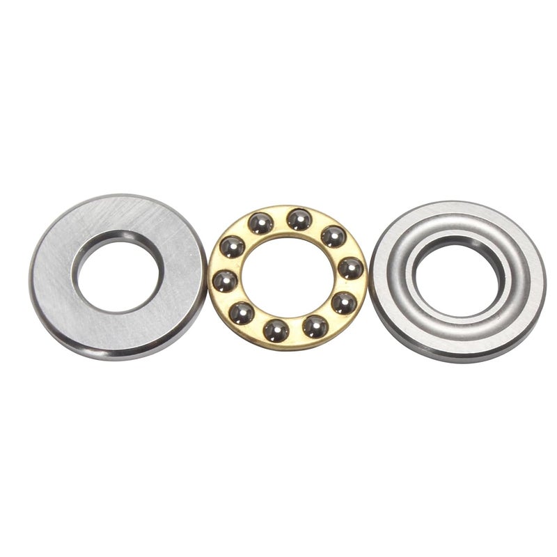 STYUI (10Pcs) F9-20M Miniature Thrust Ball Bearings 9mm x 20mm x 7mm Miniature Plane Thrust Bearings Chrome Steel One Way - Image 2